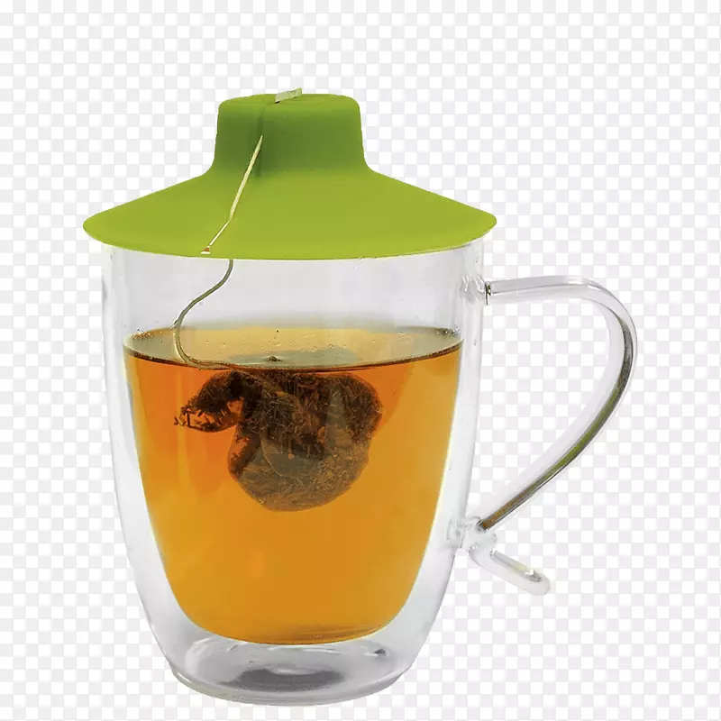 茶袋绿茶花茶杯茶