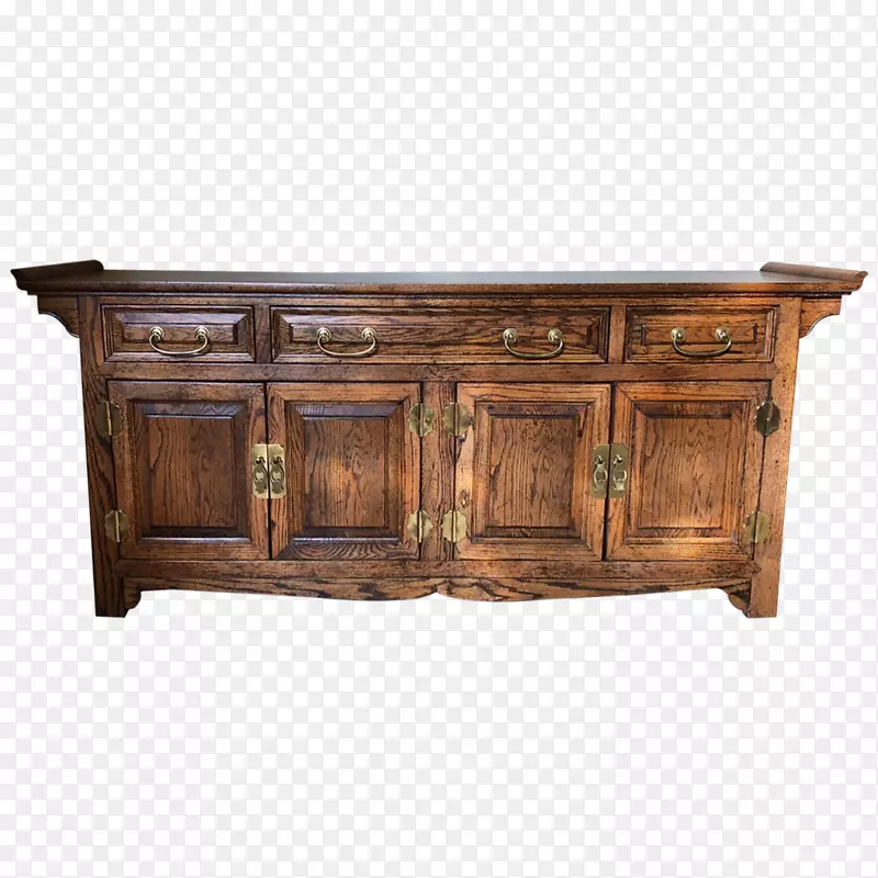 家具自助餐和餐具柜抽屉木头染色古董.风格