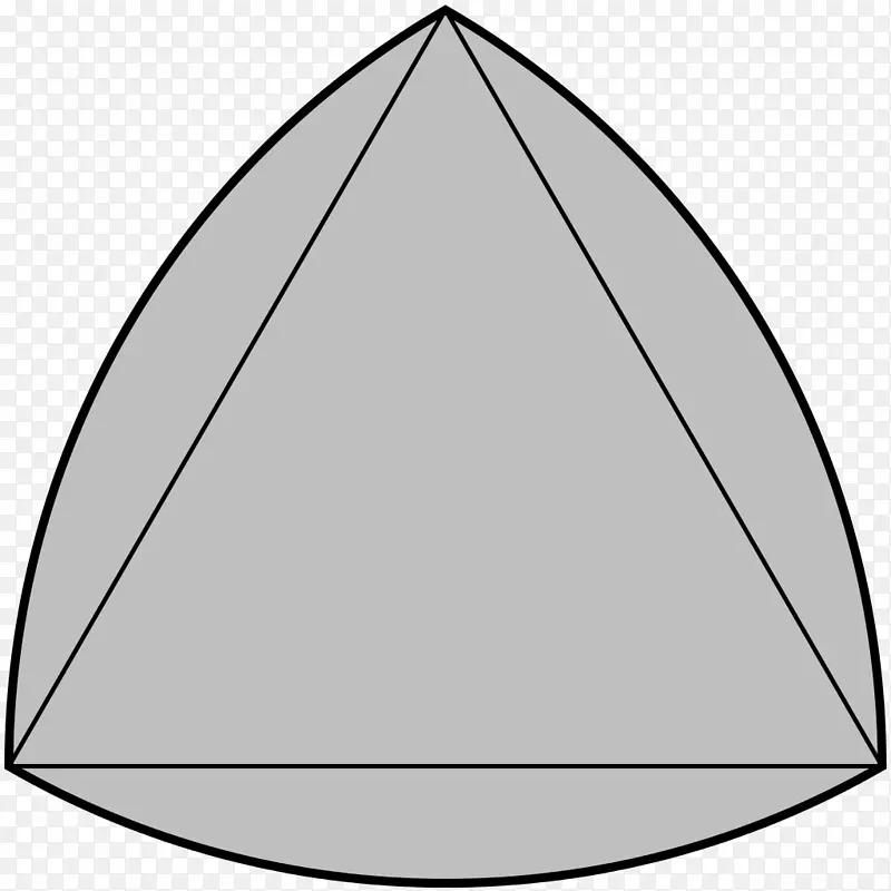 等宽圆形三角圆-三角形的Reuleaux三角形曲线