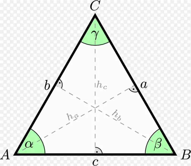 等边三角形等边多边形中高度三角形