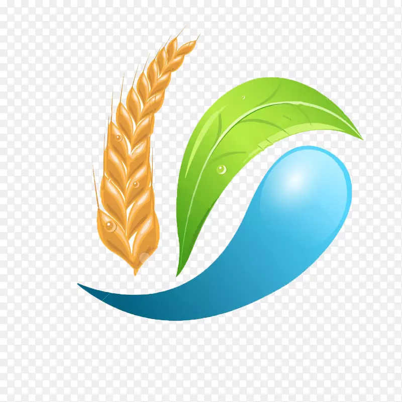 农业标志符号剪贴画-小麦