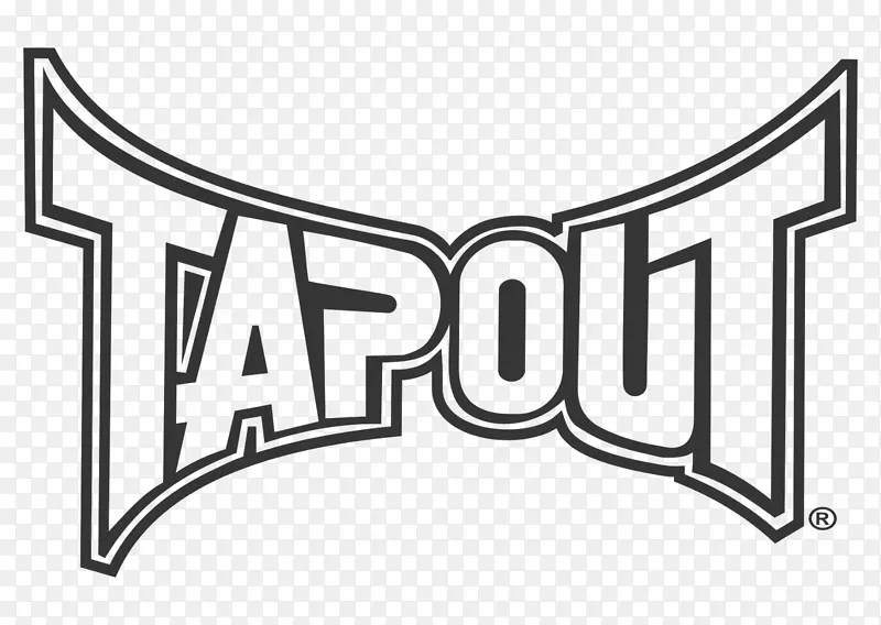 Tapout终极格斗冠军徽标混合武术-MMA