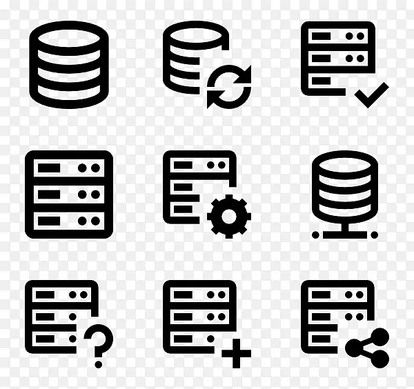 计算机图标计算机服务器封装PostScript-server