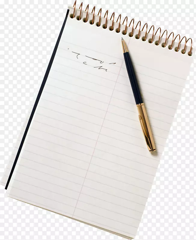 纸笔记簿写字夹手写体写字