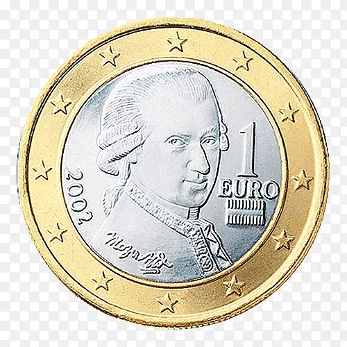 1欧元硬币奥地利硬币1美分欧元硬币-欧元
