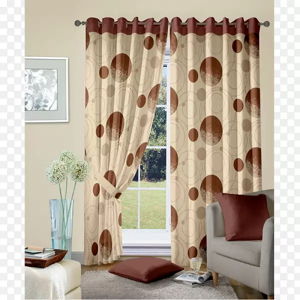 窗台处理窗帘纺织品窗罩.窗帘