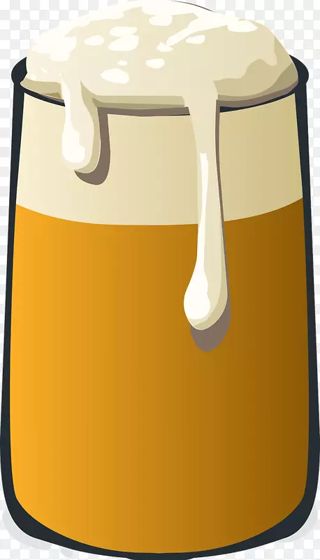 啤酒杯淡啤酒剪辑艺术-啤酒