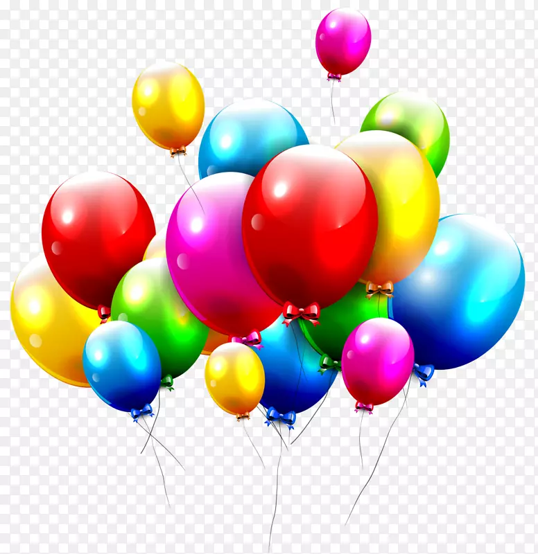贺卡及便条生日愿望气球电子贺卡-气球