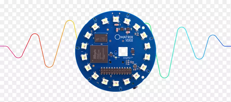 亚马逊回声raspberry pi麦克风mgpi矩阵-覆盆子