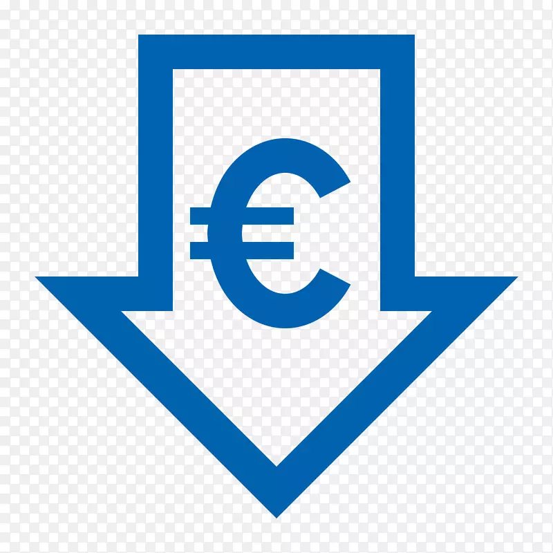 电脑图标欧元签名-欧元