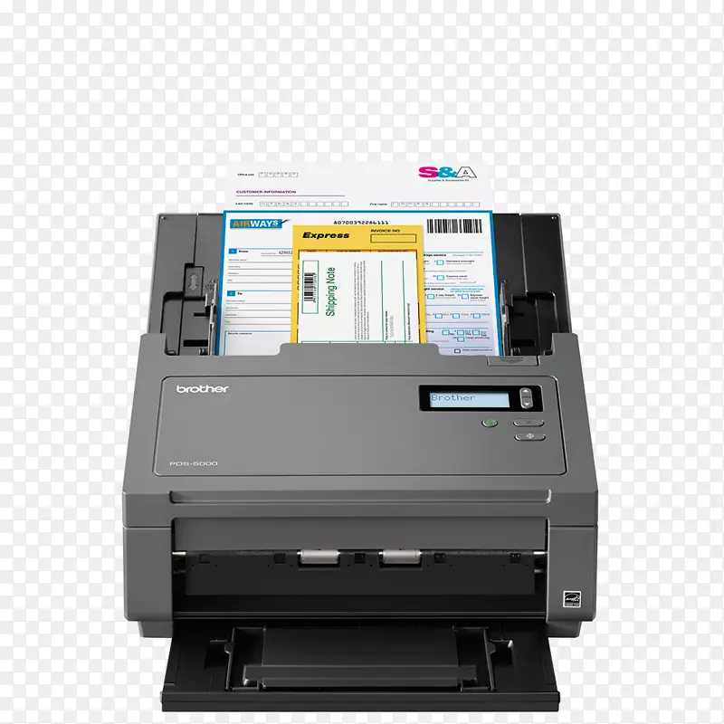 图像扫描器兄弟工业每英寸自动文件馈线打印机.扫描器
