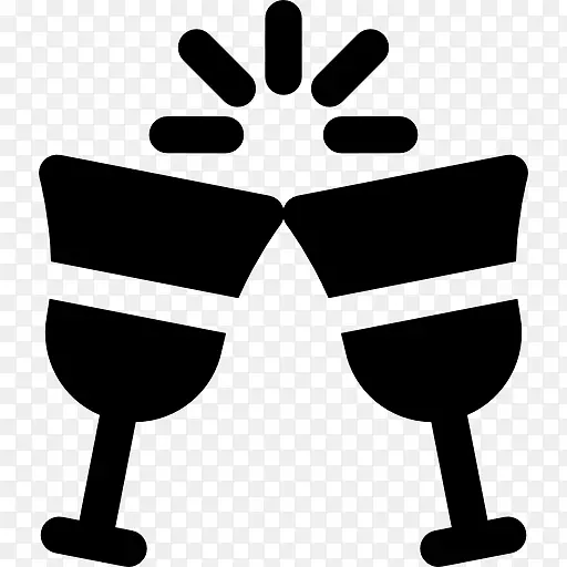 计算机图标封装PostScript-wineglass