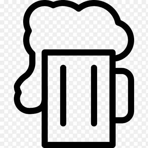 啤酒杯电脑图标喝啤酒鸡尾酒-啤酒