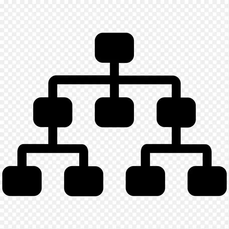 分层组织计算机图标商业公司-连接