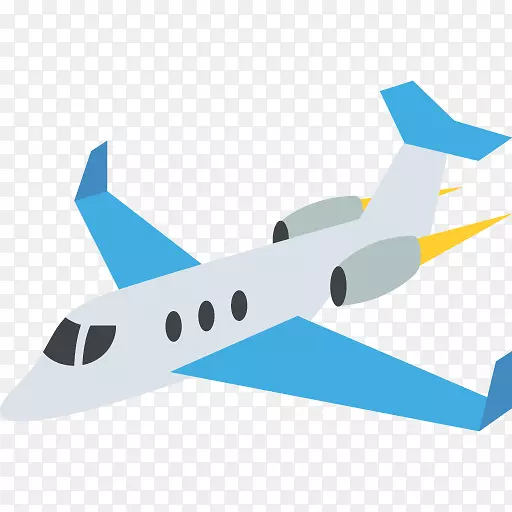 飞机表情符号SMS iPhone-平面