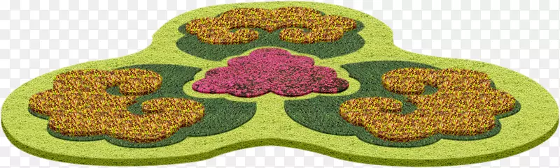 平板-带状植物景观建筑-花坛