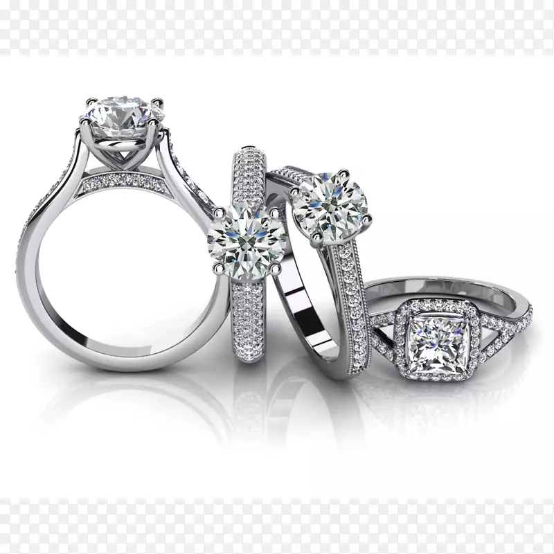 订婚戒指，结婚戒指，珠宝首饰