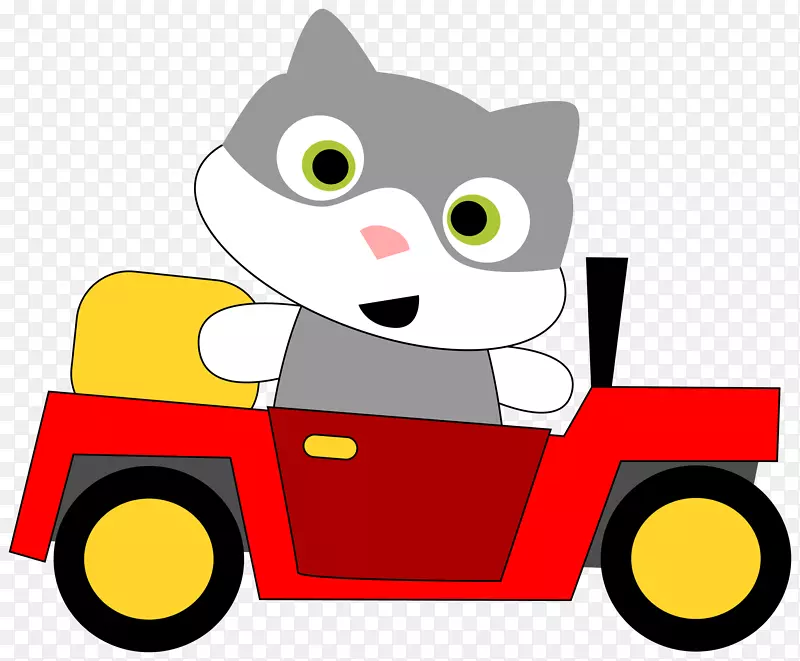 猫车小猫夹艺术驾驶