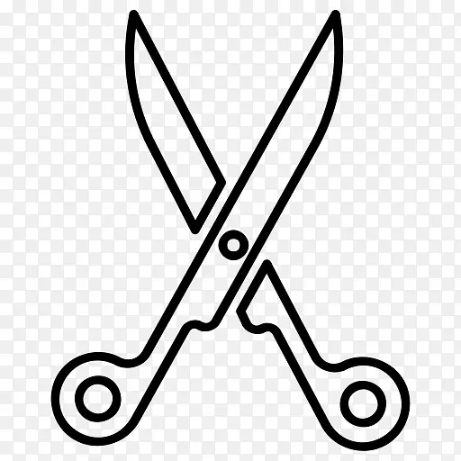 电脑图标剪刀符号剪刀