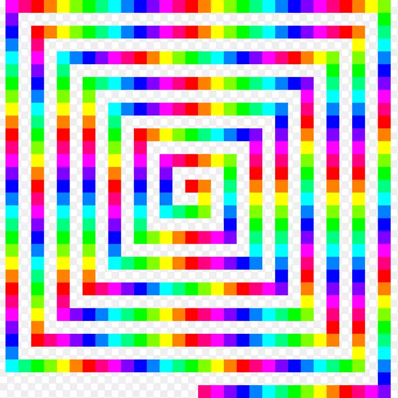 彩色计算机图标剪贴画.螺旋