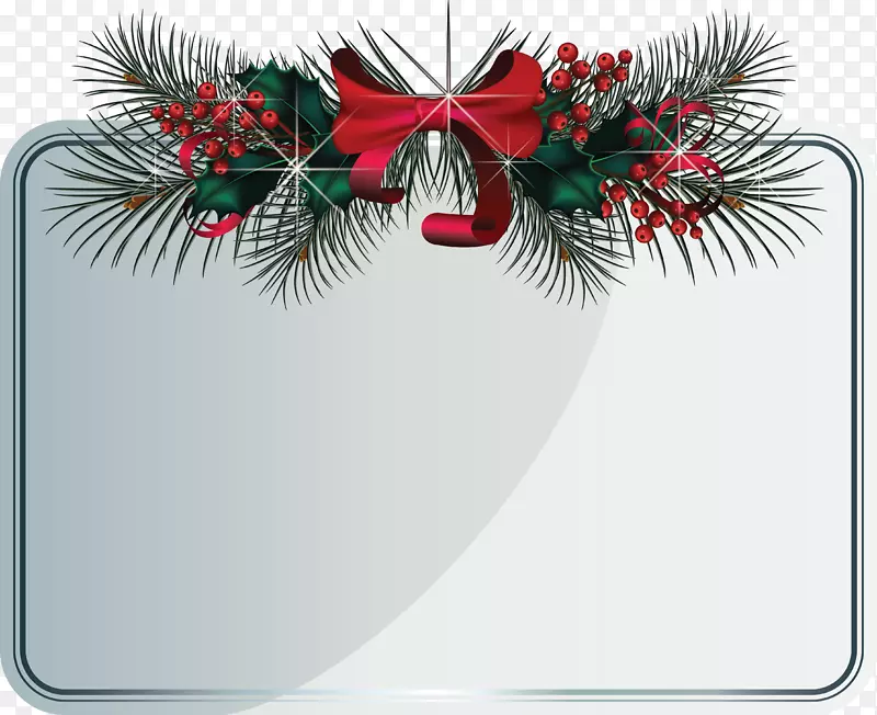 圣诞装饰针叶锥夹艺术-新年