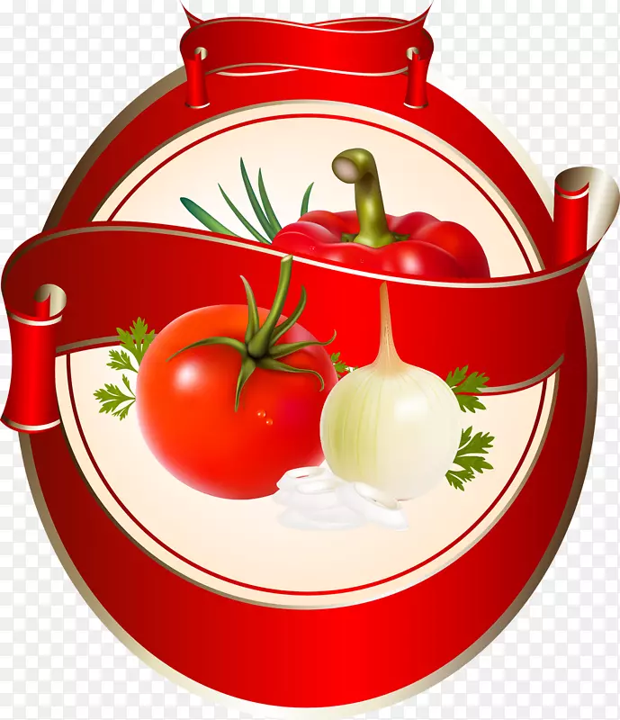 番茄酱蔬菜标签番茄酱
