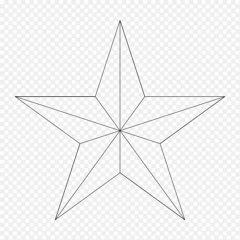 三角形圆点-5星