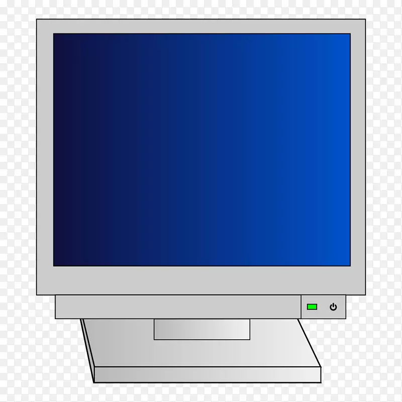 笔记本电脑显示器阴极射线管夹艺术.计算机监视器