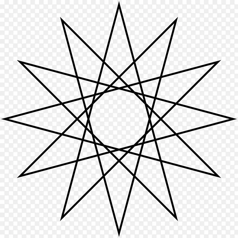 星形多边形正多边形几何图形-5星