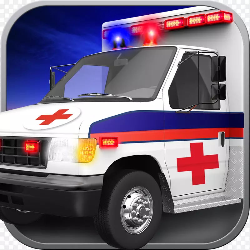 救护车泊车模拟器学校巴士司机三维模拟车-救护车