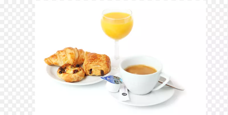 早餐美味牛角面包咖啡橙汁-С玫瑰汁