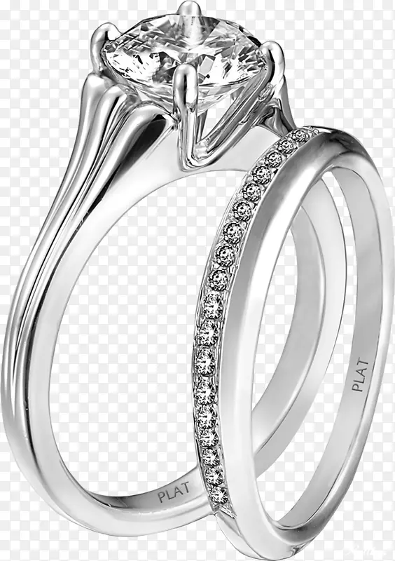 结婚戒指珠宝宝石银戒指