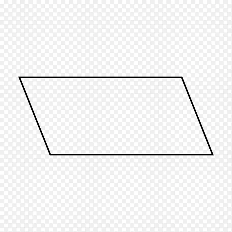 平行四边形几何面积线形状矩形形状