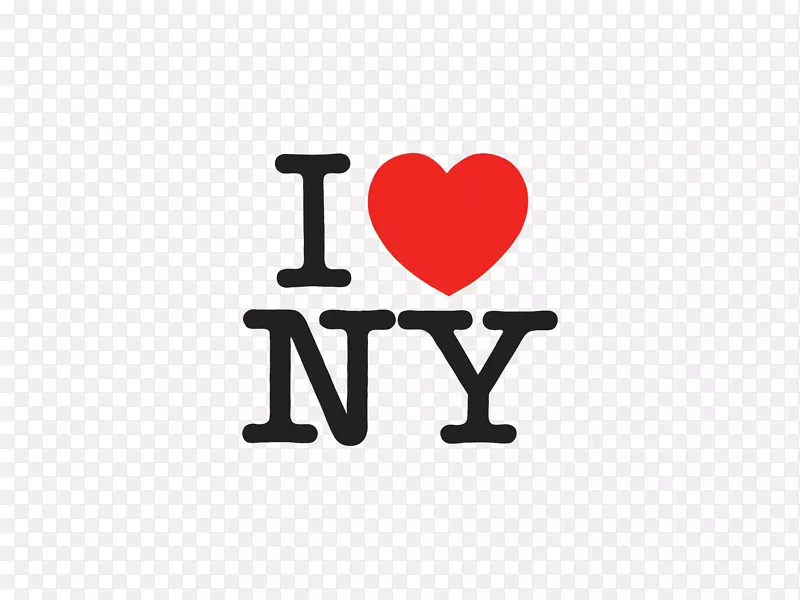 纽约我爱纽约标志平面设计师我爱你
