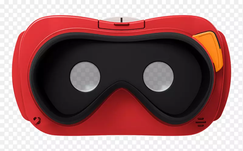 虚拟现实耳机视图-谷歌主机纸板玩具-虚拟现实耳机