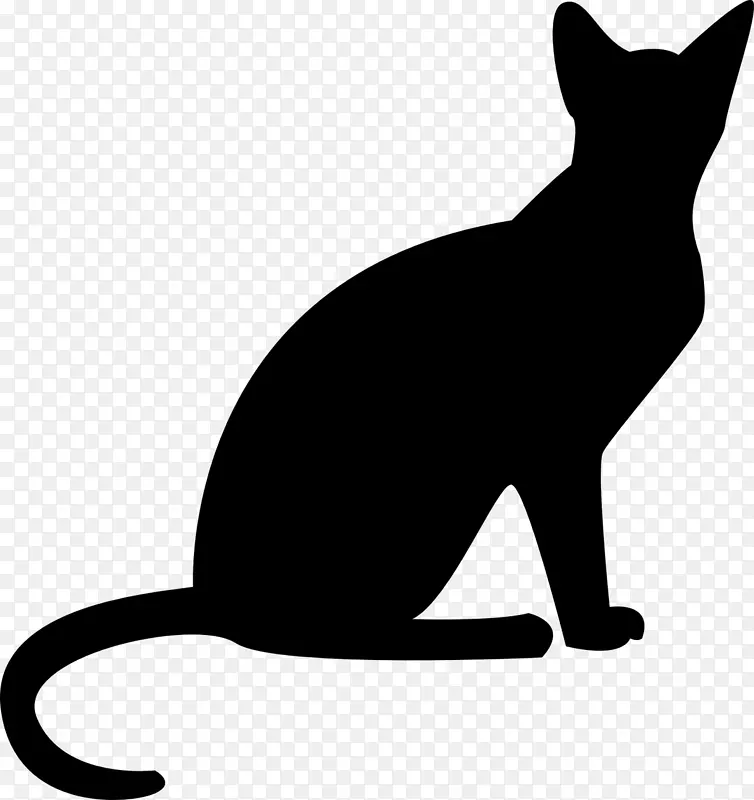 萨凡纳猫黑猫画夹艺术-黑猫
