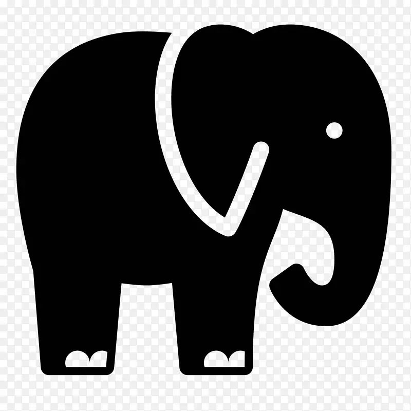 电脑图标非洲大象字体-大象