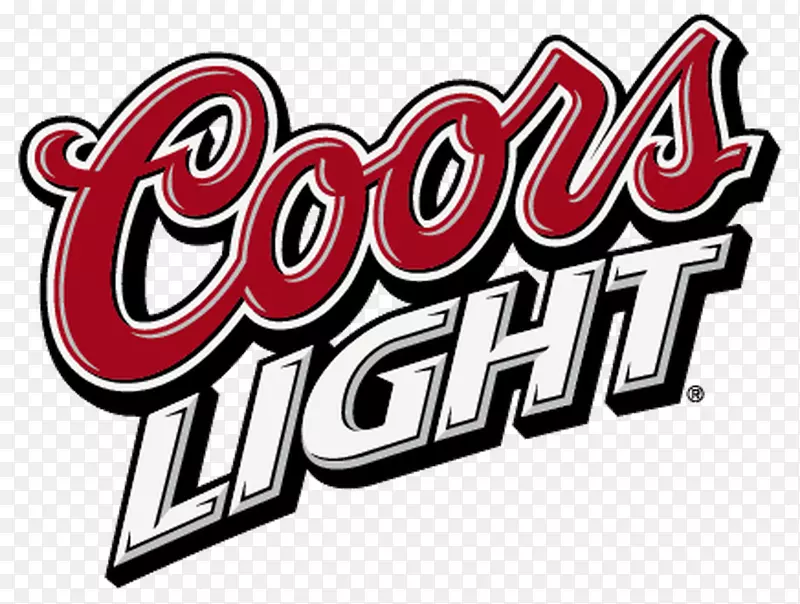 Coors轻型Coors酿造公司啤酒木炭餐厅和露台公司标志