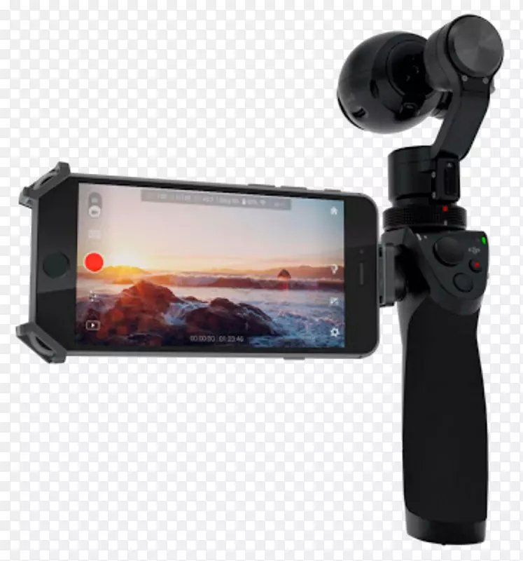 Osmo手持式照相机万向盘4k分辨率-手电筒