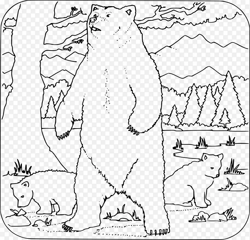 北极熊灰熊家谱-灰熊