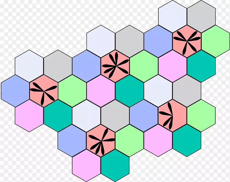 细胞六角形剪贴画.通讯