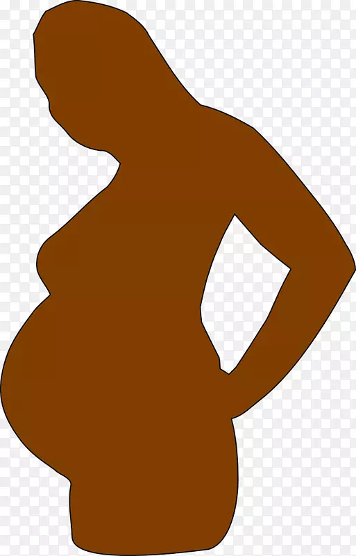 孕妇剪贴画-怀孕