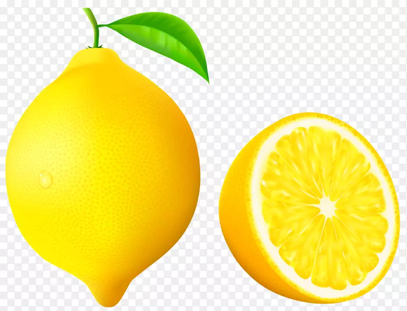 柠檬食品水果剪贴画.柠檬