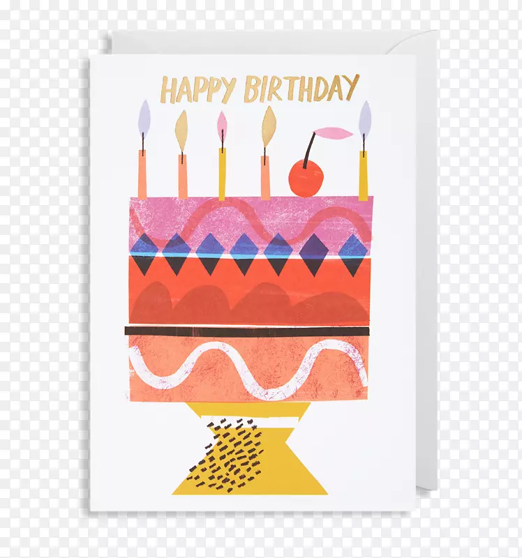 生日蛋糕贺卡及便条贺卡-生日贺卡
