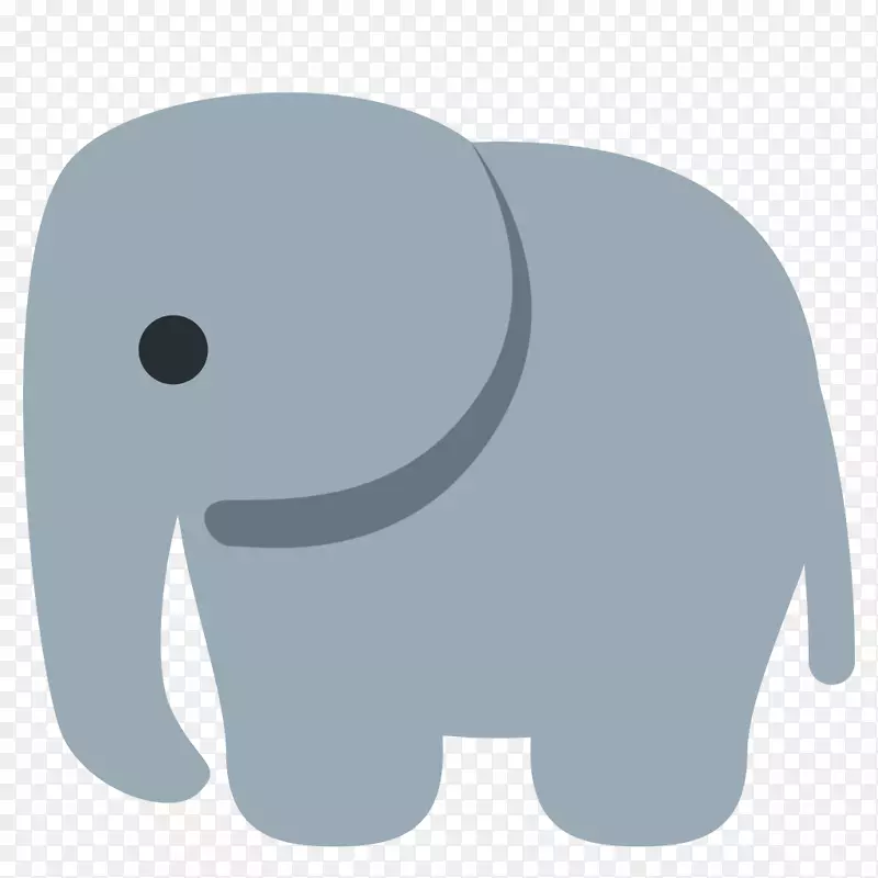 非洲象亚洲象计算机图标-大象