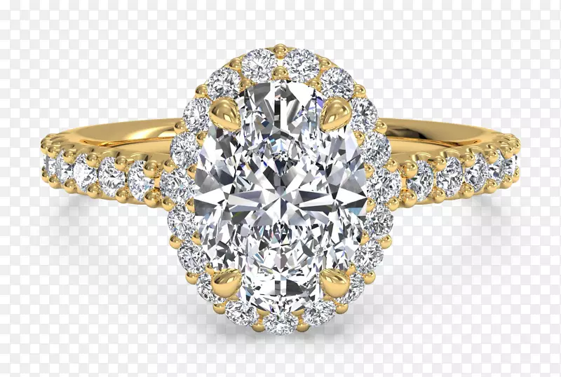 订婚戒指结婚戒指钻石切割订婚戒指