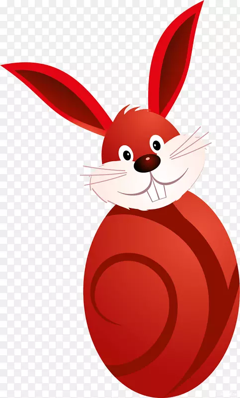 复活节兔子剪贴画-复活节快乐