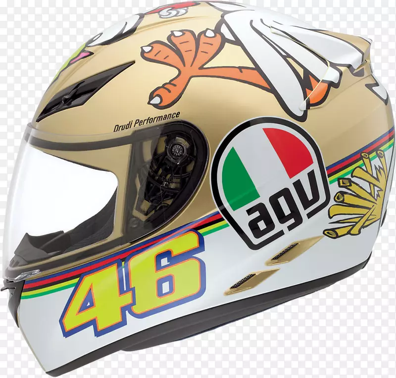 摩托车头盔大奖赛摩托车赛车AGV-瓦伦蒂诺罗西