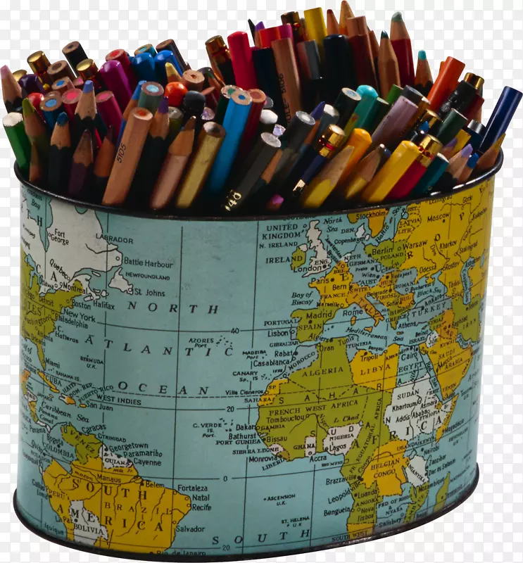 文具铅笔夹艺术-彩色铅笔