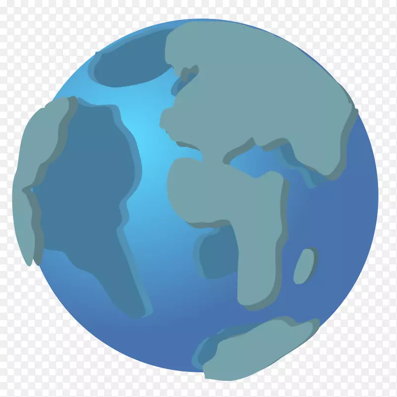 世界电脑图标剪贴画地球仪